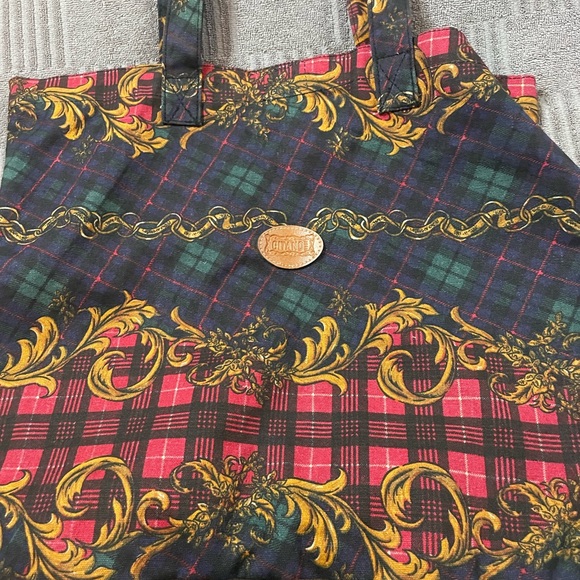 Vintage Plaid Tote Bag - Picture 1 of 4